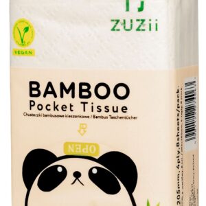 Chusteczki Bambusowe Kieszonkowe 8szt ZUZII