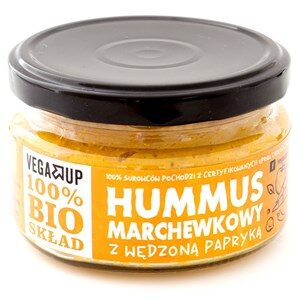 Hummus marchewkowy z wędzoną papryką 190g Vege Up