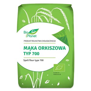Mąka orkiszowa typ 700 BIO 1kg Bio Planet