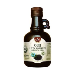 Olej z czarnuszki 250ml na zimno tł. Oleofarm