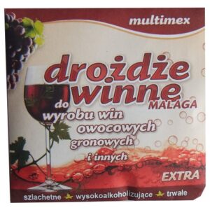 Drożdze Winne-Malaga 7g Wino Czerwone  MULTIMEX