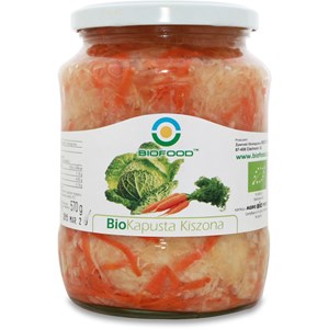 Kapusta kiszona z marchewką 700g Bio-Food