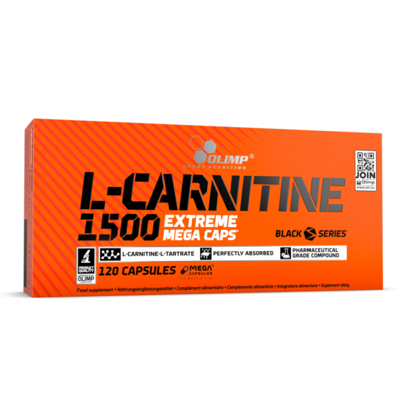 L-Carnitine 1500 Extreme Mega Caps 120 kaps Olimp