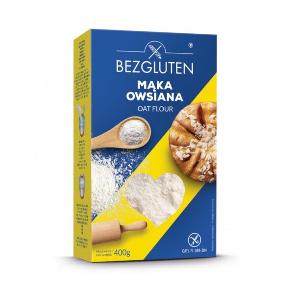 Mąka owsiana b/g 400g Bezgluten