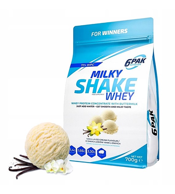 Milky Shake Whey białko 700g 6PAK
