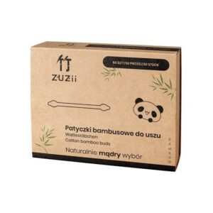 Patyczki Higieniczne Bambusowe z Bawełną 100szt ZUZII