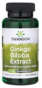 Swanson Ginko Biloba ekstrakt 60mg 120caps