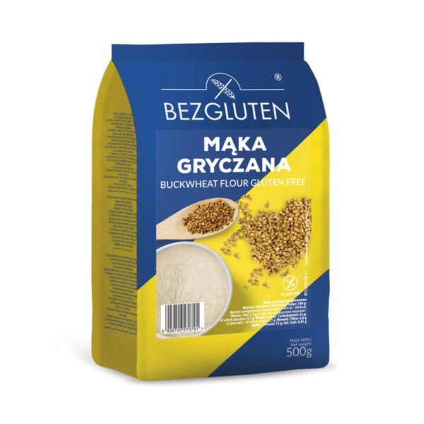 Mąka gryczana b/g  500g Bezgluten