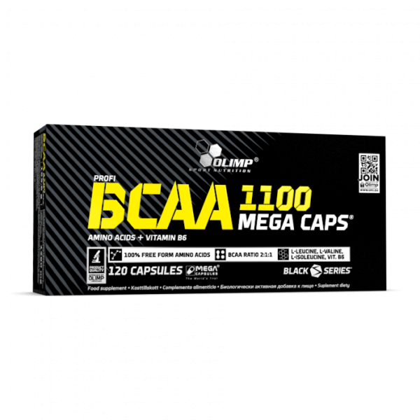 BCAA 1100 Mega Caps 120 kap. Olimp