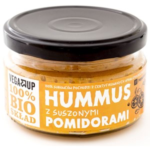 Hummus  z suszonymi pomidorami 190g VegaUp