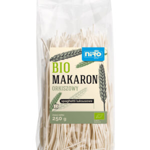 Makaron, orkisz.spagetti luksusowe 250g. Niro