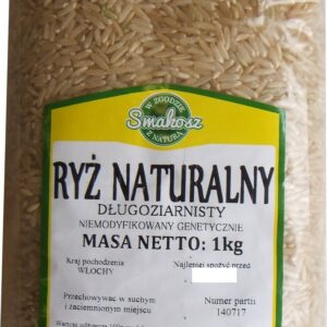 Ryż długi naturalny- 1kg Smakosz